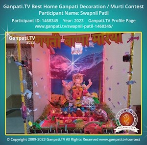 Swapnil Patil Home Ganpati Picture