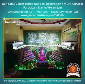 Vikram Jain Home Ganpati Picture
