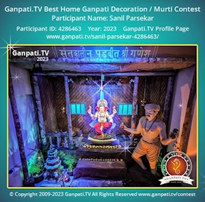 Sanil Parsekar Home Ganpati Picture